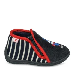 Chaussons Bottine MARINE Garçon Fermeture éclair
