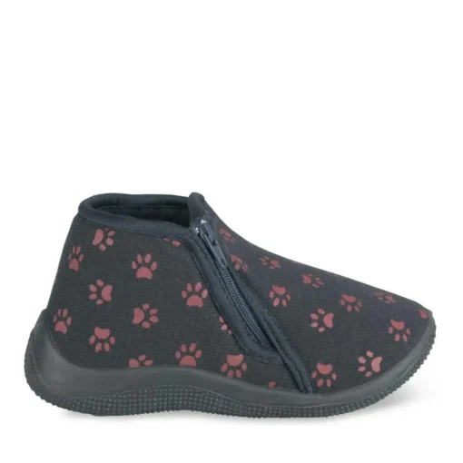 Chaussons Bottine MARINE Garçon Motif Animal Fermeture éclair