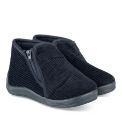 Chaussons Bottine MARINE Garçon Motif Uni Fermeture éclair