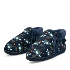 Chaussons Bottine MARINE Garçon Fermeture éclair