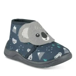 Chaussons Bottine MARINE Garçon Motif Animal Scratch