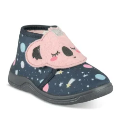 Chaussons Bottine MARINE Fille Motif Animal Scratch