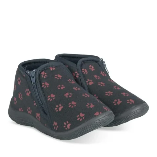 Chaussons Bottine MARINE Garçon Motif Animal Fermeture éclair