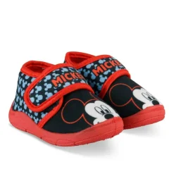 Chaussons Bottine MARINE Garçon Motif Multicolore Scratch