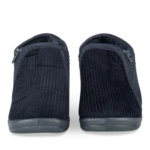 Chaussons Bottine MARINE Garçon Motif Uni Fermeture éclair