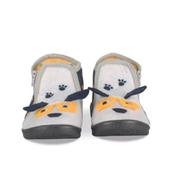 Chaussons Bottine MARINE Garçon Motif Animal Fermeture éclair