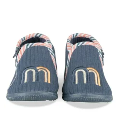 Chaussons Bottine MARINE Garçon Motif Uni Fermeture éclair
