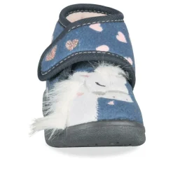 Chaussons Bottine MARINE Fille Motif Licorne Scratch