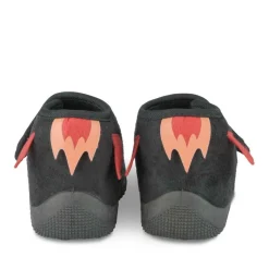 Chaussons Bottine MARINE Garçon Motif Uni Scratch