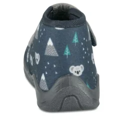 Chaussons Bottine MARINE Garçon Motif Animal Scratch