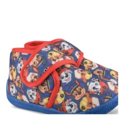 Chaussons Bottine MARINE Garçon Motif Multicolore Scratch