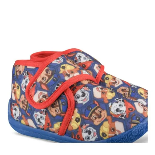 Chaussons Bottine MARINE Garçon Motif Multicolore Scratch