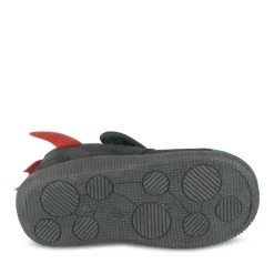 Chaussons Bottine MARINE Garçon Motif Uni Scratch