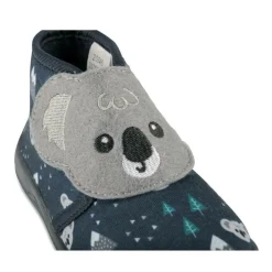 Chaussons Bottine MARINE Garçon Motif Animal Scratch