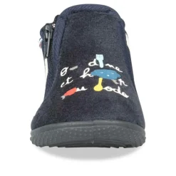 Chaussons Bottine MARINE Garçon Fermeture éclair