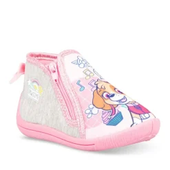 Chaussons Bottine ROSE Fille Fermeture éclair