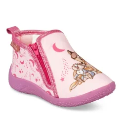 Chaussons Bottine ROSE Fille Scratch