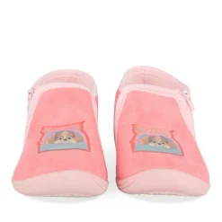 Chaussons Bottine ROSE Fille Motif Carreaux Fermeture éclair