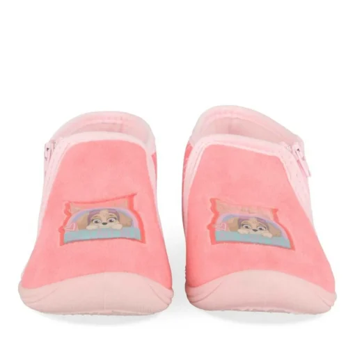 Chaussons Bottine ROSE Fille Motif Carreaux Fermeture éclair