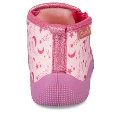 Chaussons Bottine ROSE Fille Scratch