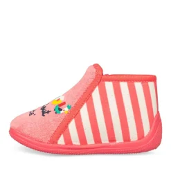 Chaussons Bottine ROSE Fille Fermeture éclair