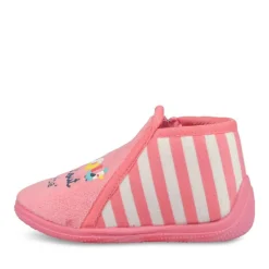 Chaussons Bottine ROSE Fille Fermeture éclair