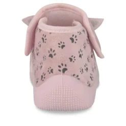 Chaussons Bottine ROSE Fille Motif Animal Scratch