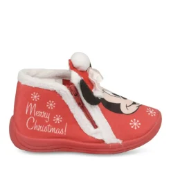 Chaussons Bottine ROUGE Fille