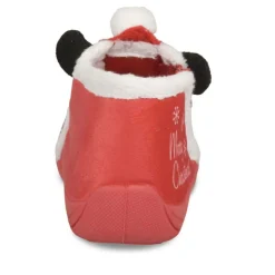 Chaussons Bottine ROUGE Fille