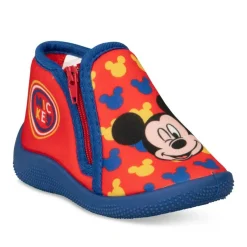 Chaussons Bottine ROUGE Garçon Fermeture éclair