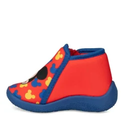 Chaussons Bottine ROUGE Garçon Fermeture éclair