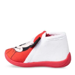 Chaussons Bottine ROUGE Garçon Fermeture éclair
