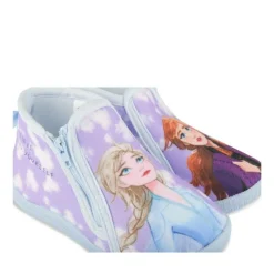 Chaussons Bottine VIOLET Fille Motif Uni Fermeture éclair