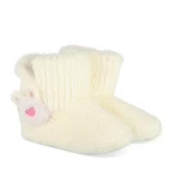 Chaussons Bottines BEIGE LOVELY SKULL