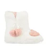 Chaussons Bottines BLANC LOVELY SKULL