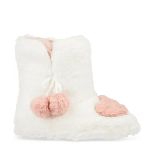 Chaussons Bottines BLANC LOVELY SKULL