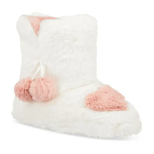 Chaussons Bottines BLANC LOVELY SKULL