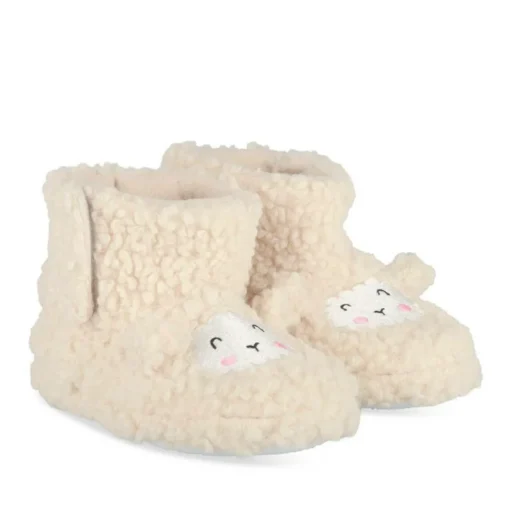 Chaussons Bottines Mouton BEIGE NINI & GIRLS