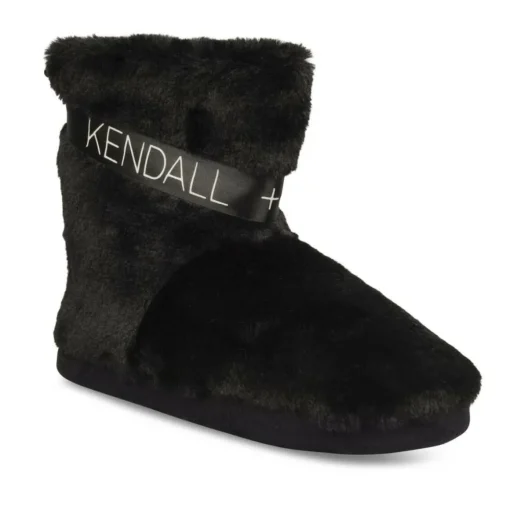 Chaussons Bottines NOIR KENDALL+KYLIE