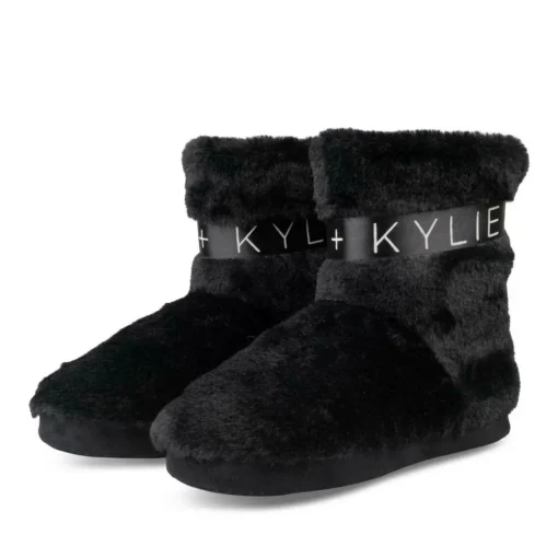 Chaussons Bottines NOIR KENDALL+KYLIE