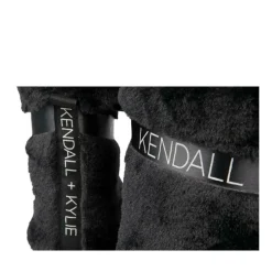 Chaussons Bottines NOIR KENDALL+KYLIE