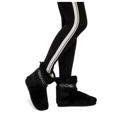 Chaussons Bottines NOIR KENDALL+KYLIE
