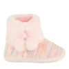 Chaussons Bottines ROSE LOVELY SKULL