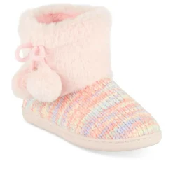 Chaussons Bottines ROSE LOVELY SKULL