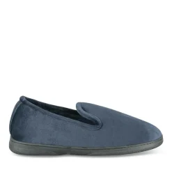Chaussons Charentaise MARINE Homme Motif Uni A Enfiler