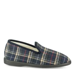 Chaussons Charentaise MARINE Homme Motif Uni A Enfiler