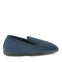 Chaussons Charentaise MARINE Homme Motif Uni A Enfiler