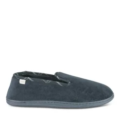 Chaussons Charentaise MARINE Homme Motif Uni A Enfiler