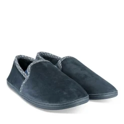 Chaussons Charentaise MARINE Homme Motif Uni A Enfiler