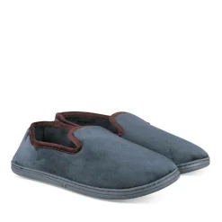 Chaussons Charentaise MARINE Homme Motif Uni A Enfiler